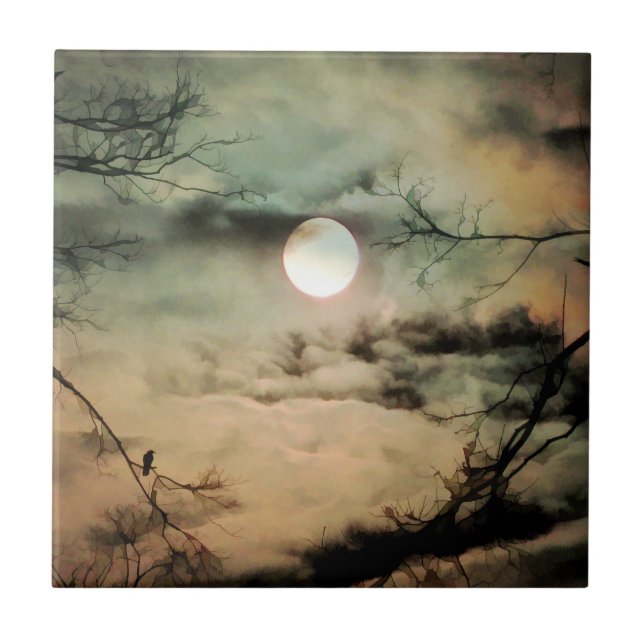 Wish On A Full Moon Tile (Front)