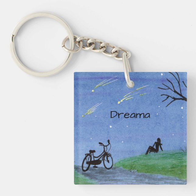 Wish on a Star Keychain (Front)