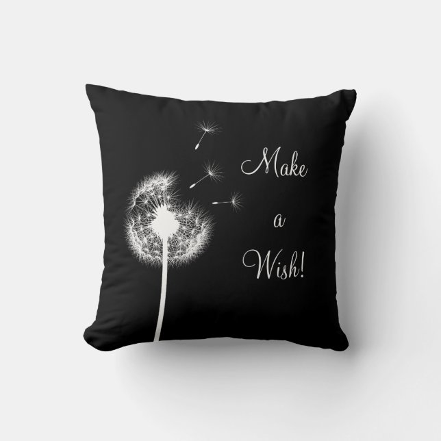 Wish Throw Pillow (Front)