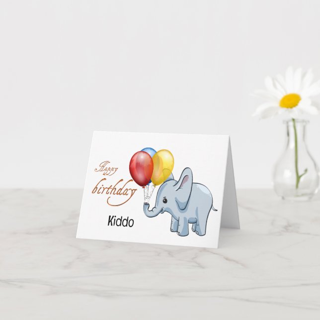 Wish to grand son card (Small Plant)