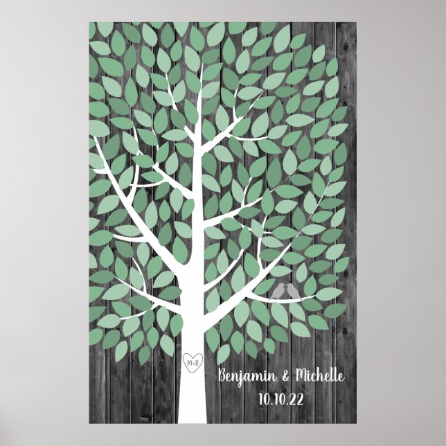 Wish Tree - 200 Leaf Guest Book Alternative Poster (Front)