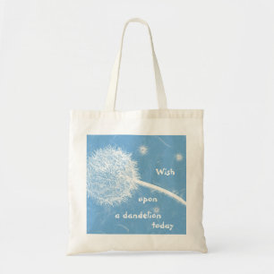 Wish upon a dandelion tote bag