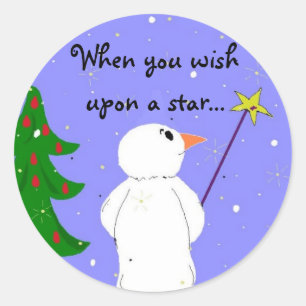 Wish Upon A Star Classic Round Sticker
