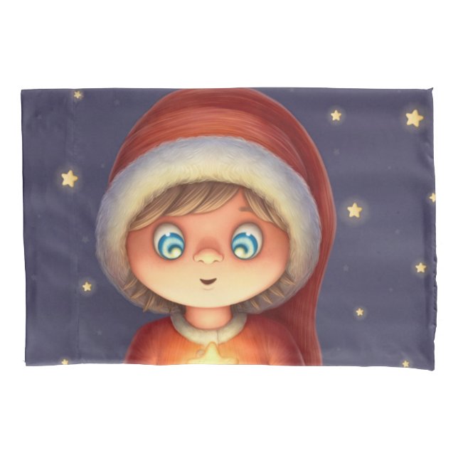 Wish Upon a Star Pillowcase (Front)