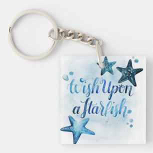 Wish Upon a Starfish Keychain