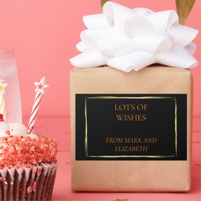 Wish you a happy and successful new year  square s sticker (Party)