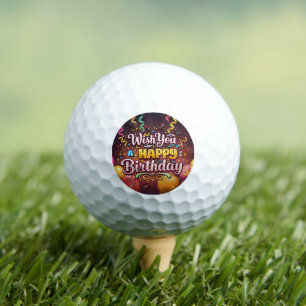 WISH YOU A HAPPY BIRTHDAY GOLF BALLS