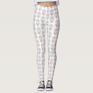 Wish You A Happy Rabbit Chinese New Year Leggings