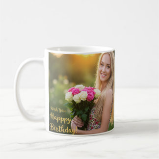 wish you happy birthday coffee mug