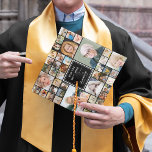 Wish You Were Here 44 x Photo Collage Tribute Graduation Cap Topper<br><div class="desc">Create your own memorial cap topper in honour of a beloved friend or family member on graduation day with a custom 44 photo collage. This unique memorial keepsake graduation cap is the perfect gift for yourself, family or friends to pay tribute to your loved one. We hope your memorial graduation...</div>