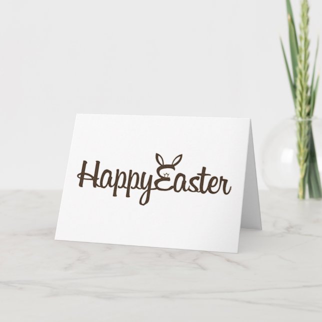 **WISH YOU WERE HERE** AT "EASTER" HOLIDAY CARD (Front)