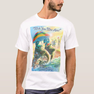 Wish You Were Here Dinosaur Vacation T-Shirt
