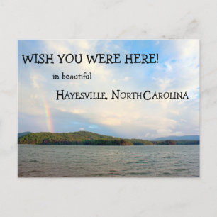 Wish you were here in Hayesville, North Carolina Postcard