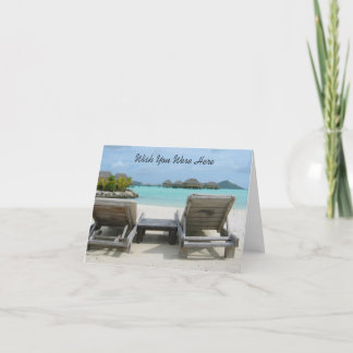 Wish You Were Here Note Card