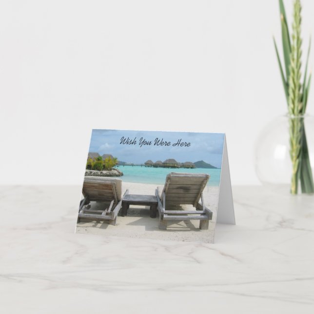 Wish You Were Here Note Card (Front)