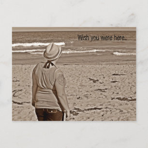Wish you were here postcard