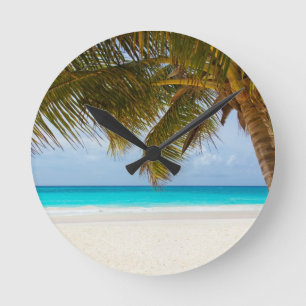 Wish you were here! round clock