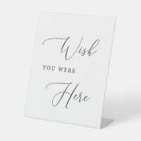 Wish You Were Here Sign | Wedding Remembrance Sign