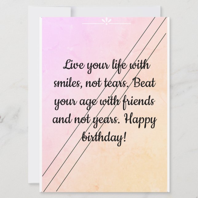 Wish your loved ones on their best day with this (Front)