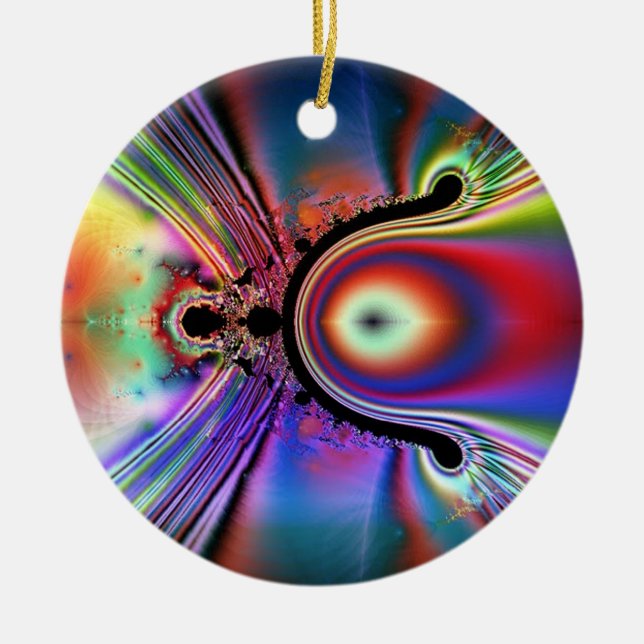 Wishbone Fusion Ceramic Ornament (Front)