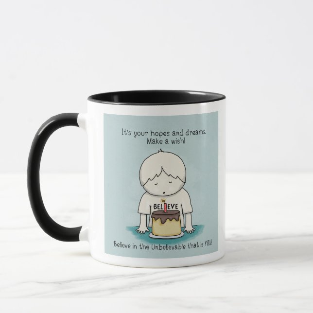 Wishes are Hopes and Dreams Mug (Left)