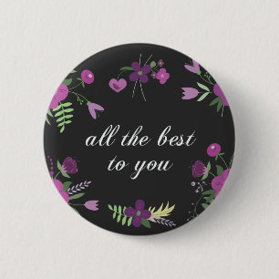 Wishes best you 2 inch round button