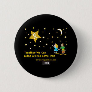 Wishes-Childhood Cancer Awareness 2 Inch Round Button