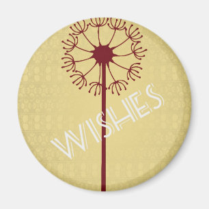 Wishes Dandelion Magnet