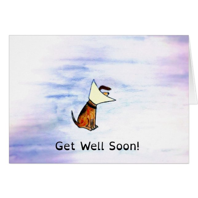 Wishes For A Wet Nose And Wagging Tail Soon! (Front Horizontal)