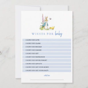 Wishes for baby Shower game  Invitation