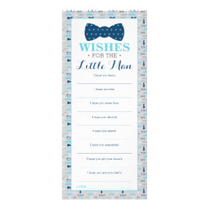 Wishes for the Little Man, Well Wishes Card