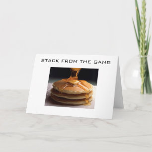 WISHES NOT PANCAKES FROM THE GANG CARD