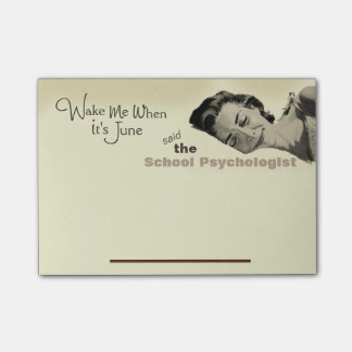 Wishes of a School Psychologist Post-it Notes