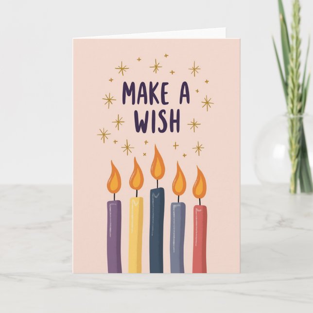 Wishful Birthday Card (Front)