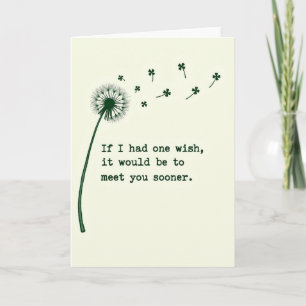 Wishful Clover Greeting Card