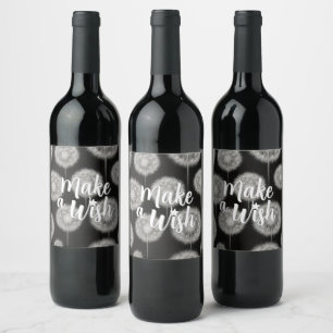 Wishful Thinking "Make a Wish" Wine Label