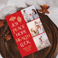 Wishful Words FOIL Chinese New Year Card