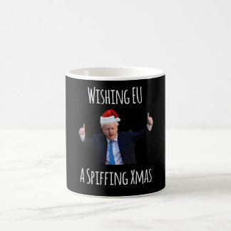 Wishing EU A Spiffing Christmas - Boris Johnson Coffee Mug