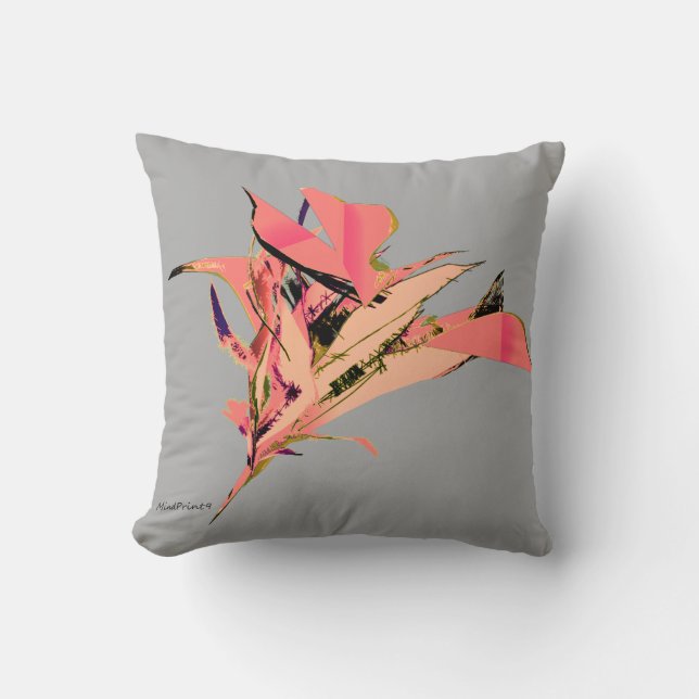 Wishing Flower - Throw Pillow (Front)