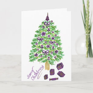 Wishing Happy Holiday Decorative Christmas Tree