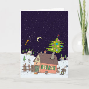 Wishing Happy Holiday Decorative Christmas Tree