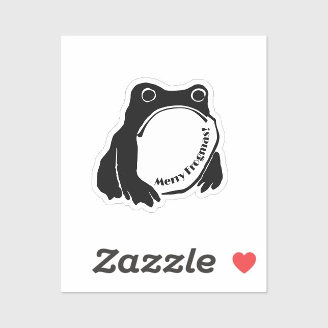 Wishing Merry Frogmas with the Grumpy Frog meme (Sheet)