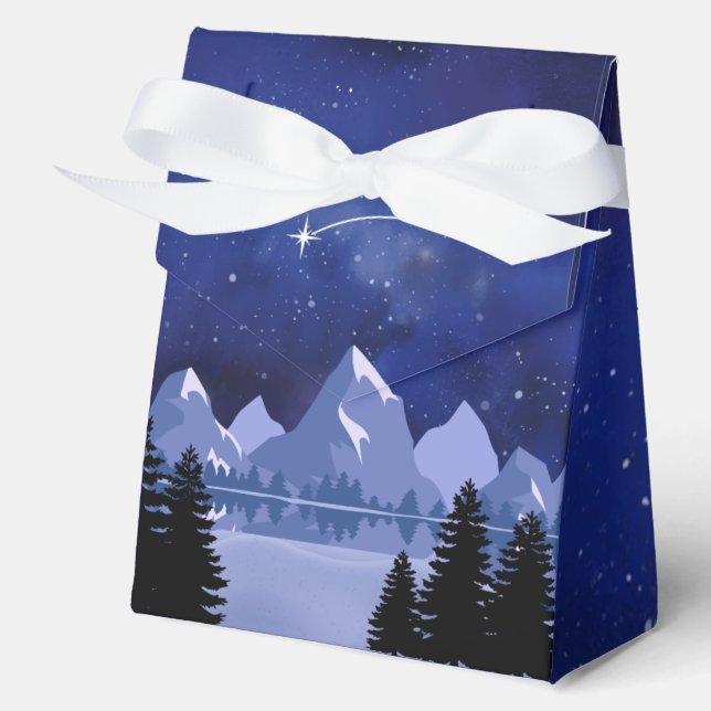 Wishing Star Night Sky Favor Box (Front)