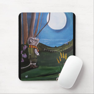 Wishing Upon The Moon Painting by Alfred Fox Mouse Pad