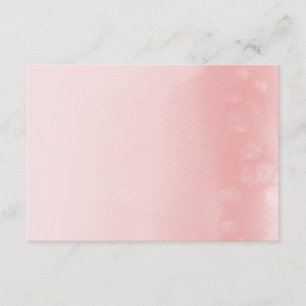 WISHING WELL CARD :: ombre watercolor coral