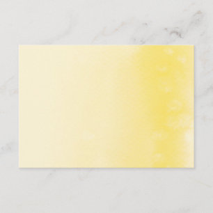 WISHING WELL CARD :: ombre watercolor yellow
