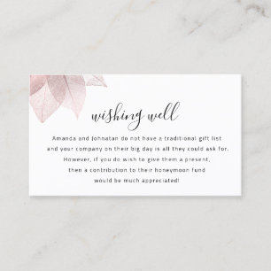 Wishing Well For Wedding Invitation Gift For New