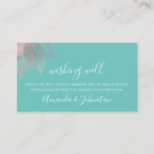 Wishing Well For Wedding Invitation Rose