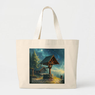 Wishing Well Large Tote Bag