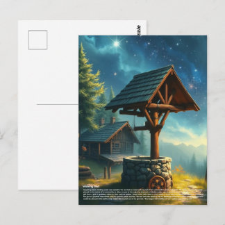 Wishing Well Postcard